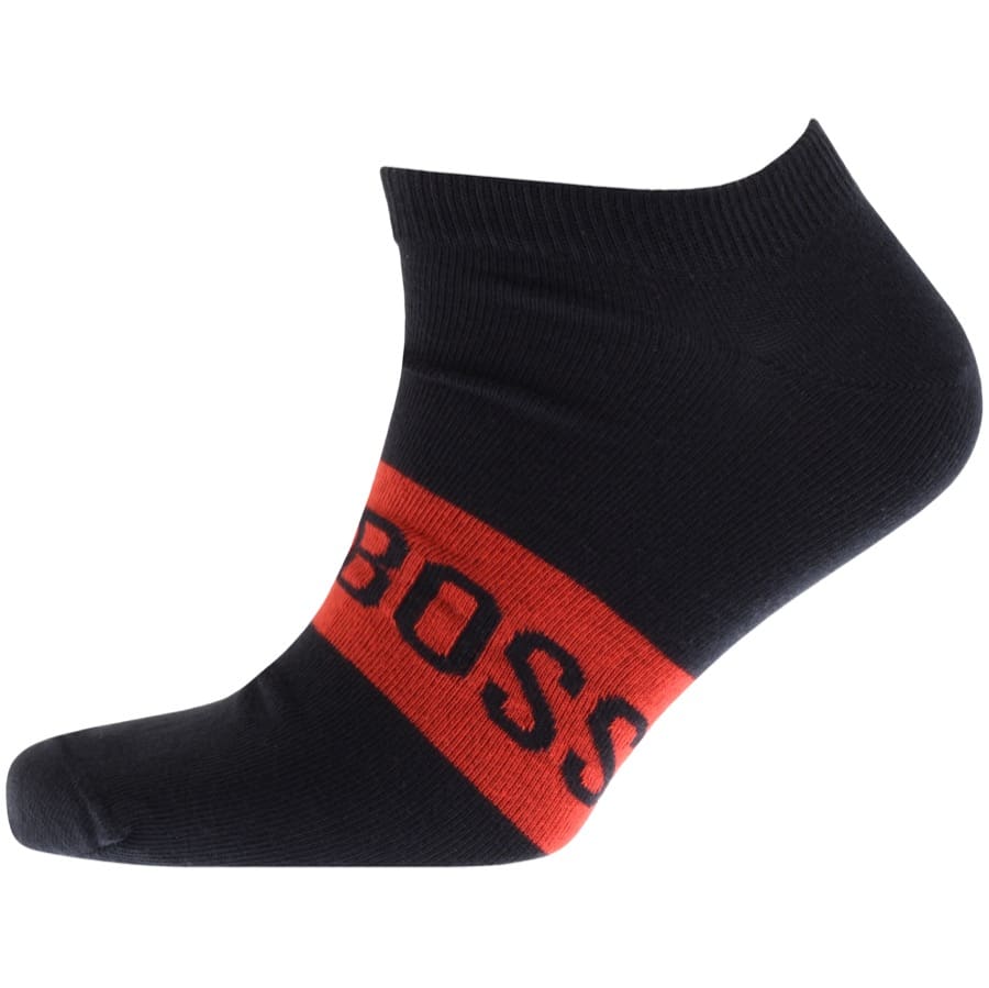 Alternative Image for ProductBOSS Two Pack Trainer Socks Navy3